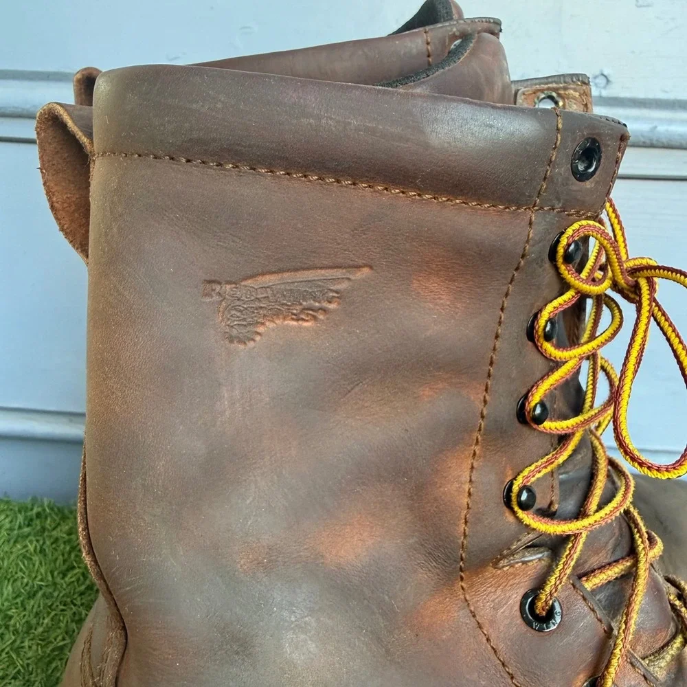 Red Wing Loggermax Boots Mens Size 11 EH Brown Leather Waterproof Thinsulate
